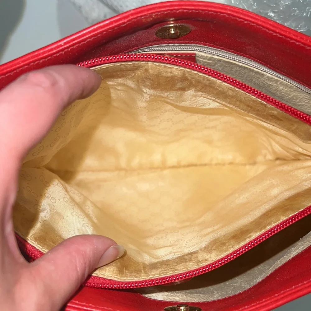 ❤️Authentic GUCCI flora bloom shoulder bag Crossbody  Vintage FLORAL pattern 🍀 - Picture 7 of 9